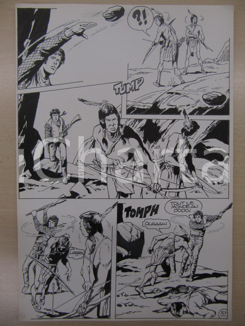 1990 BD WESTERN FRANCE BILLY BOYD N° 2 El Cobra! tav.37 Original BERNASCONI LUBE 1990 BD WESTERN FRANCE BILLY BOYD N° 2 El Cobra! tav.37 Original BERNASCONI LUBE